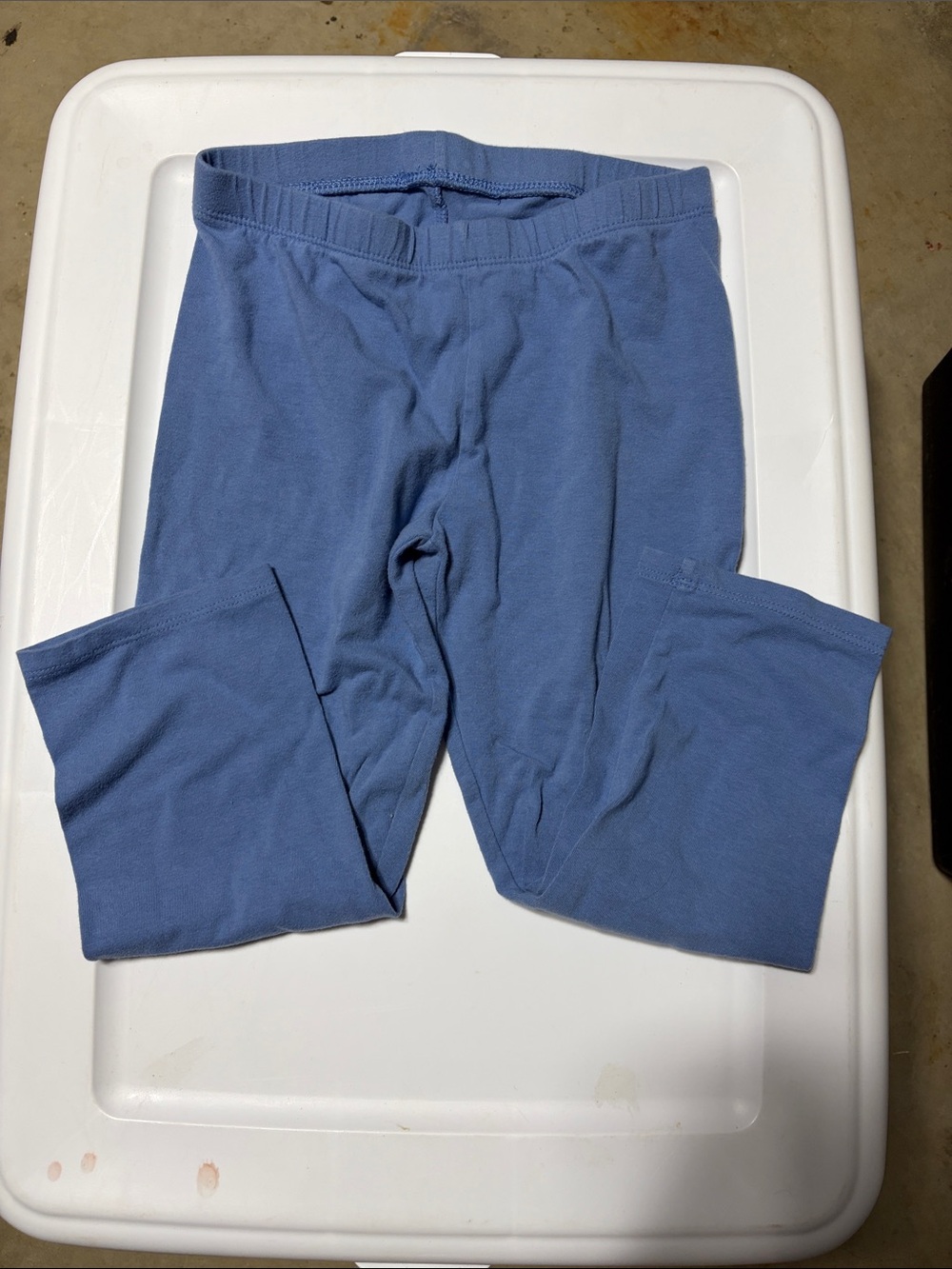 SO BRAND GIRLS Blue Cotton Stretch Capris